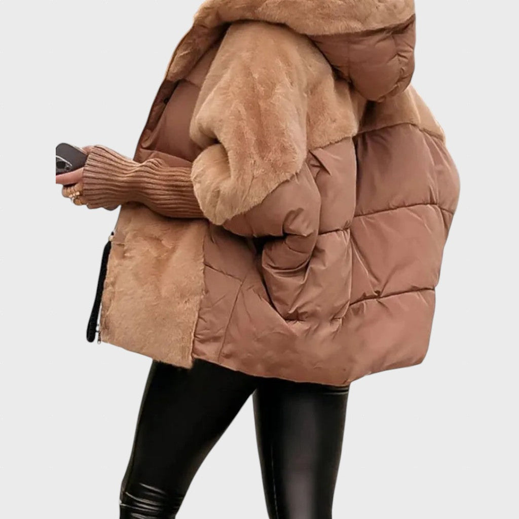 Vygailė | Women's Bomber Style Jacket with Hood