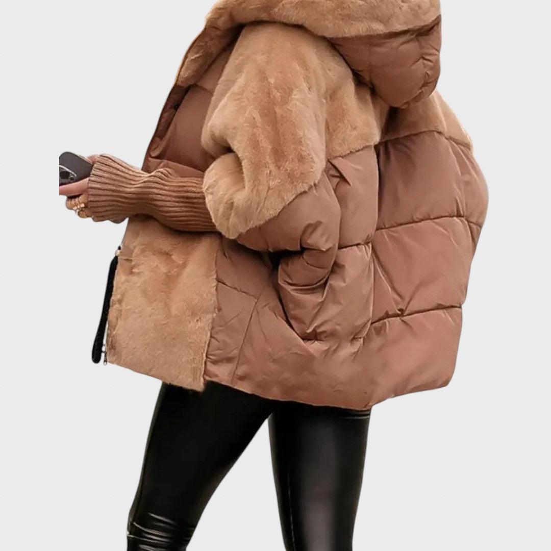 Vygailė | Women's Bomber Style Jacket with Hood