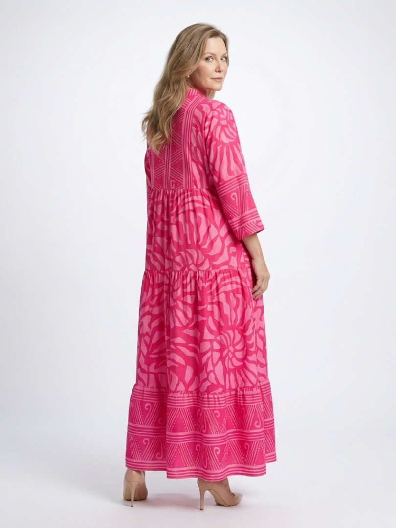 Marielle | Midi Dress with Front Button