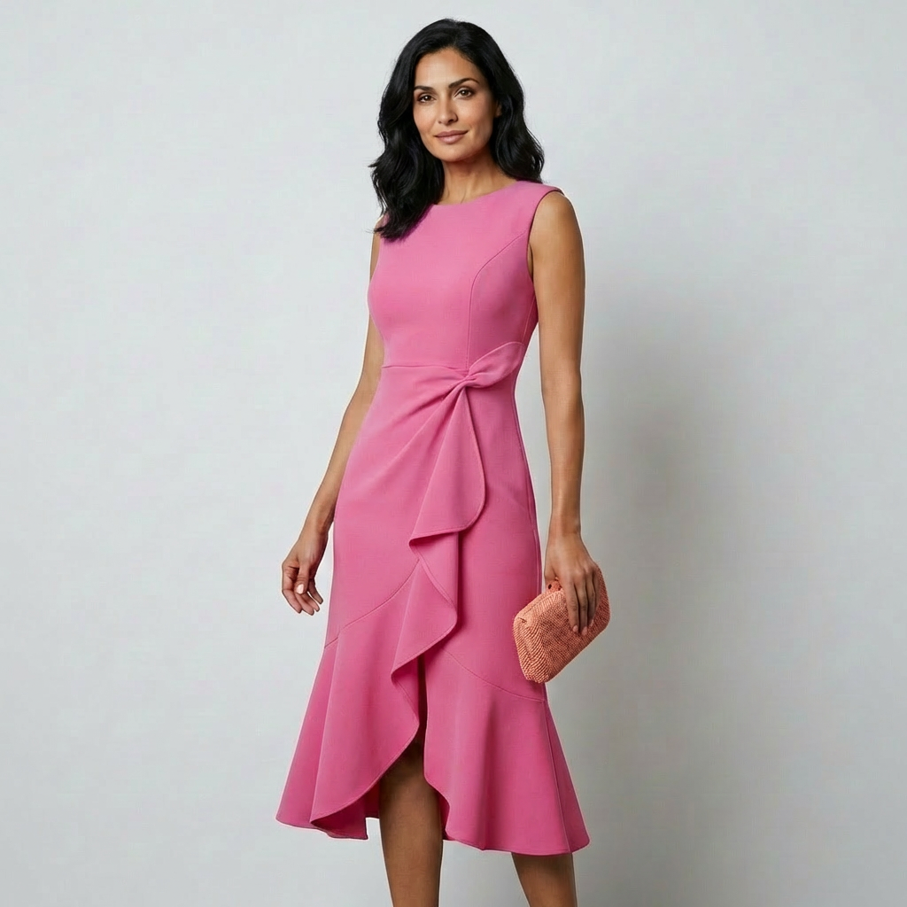 Darlene | Rochie Midi Sofisticată