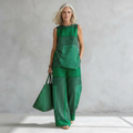 Claire | Geometric Stripe Two-Piece Set