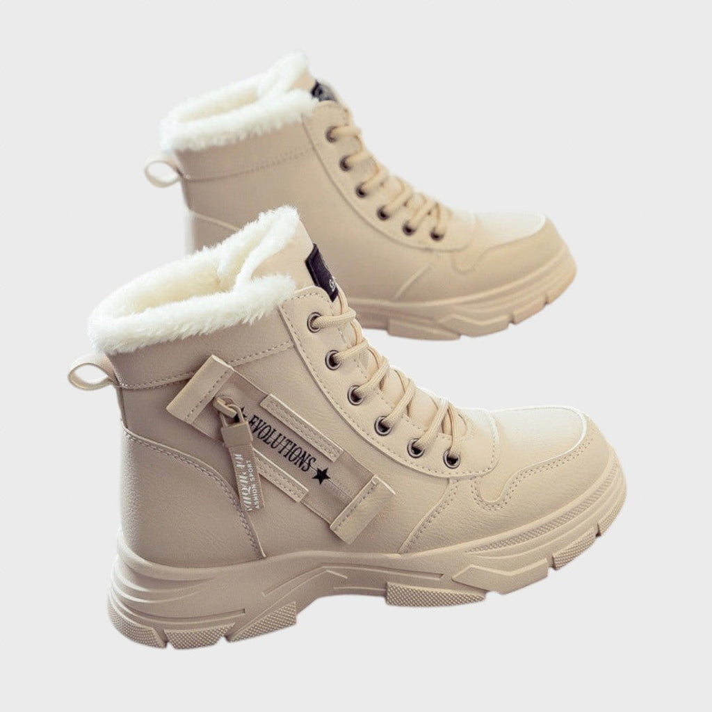 Medeinė | Women's Thermal Snow Boots with Zipper
