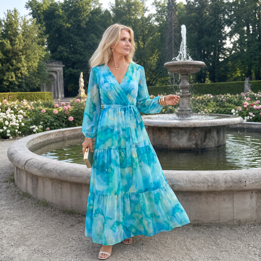 Marielle | Elegant Floral Dress for Special Moments